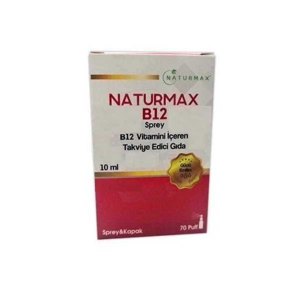 Naturmax B12 Vitamini 10ml Sprey ürün görseli 1