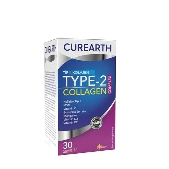Curearth Type-2 Collagen Complex 30 Tablet ürün görseli 1