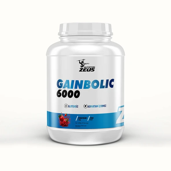 Zeus Nutrition Gain Bolic 6000 1000 Gr-Çilek Aroma ürün görseli 1