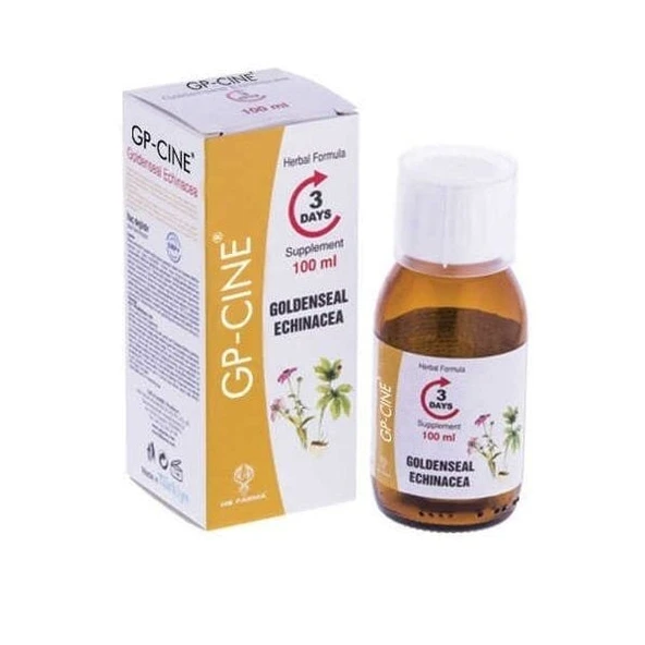 Gp-Cine 3 Days Herbal Formula Goldenseal Echinacea 100ml ürün görseli 1