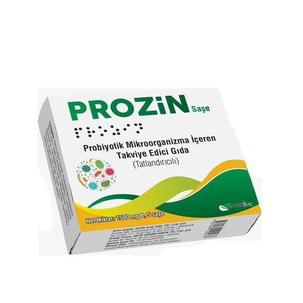 Prozin Probiyotik 5 Saşe ürün görseli 1