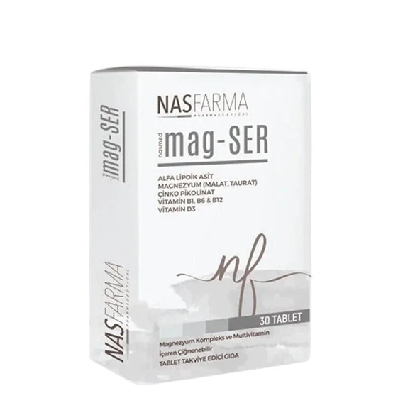 Nasmed Mag-Ser 30 Çiğneme Tableti ürün görseli 1