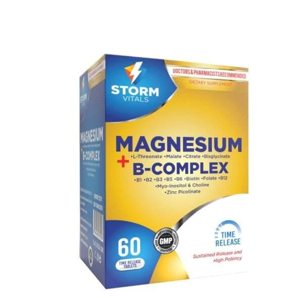 Storm Vitals - Magnesium B Kompleks 60 Tablet ürün görseli 1