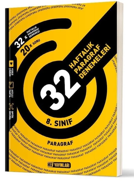 Hız Lgs 2024 8. Sınıf Lgs Paragraf Haftalık Kazanım Denemeleri ürün görseli 1