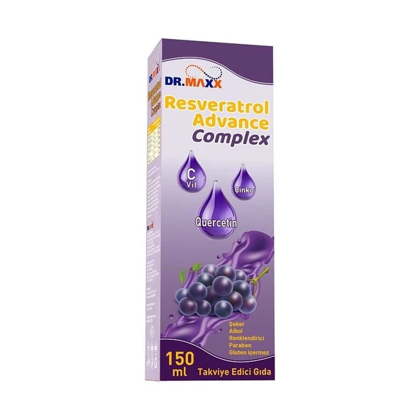Dr.Maxx Resveratrol Advance Complex Şurup 150ml ürün görseli 1