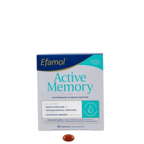 Efamol Active Memory 30 Softgel ürün görseli 1