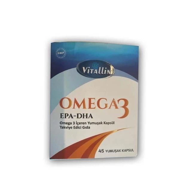 Vitallin Omega 3 Yumuşak 45 Kapsül ürün görseli 1