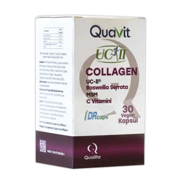 Quavit UC-II Collagen 30 Vegan Kapsül ürün görseli 1
