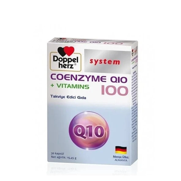 Doppelherz System Coemzyme Q10 100mg Vitamins 30 Kapsül ürün görseli 1