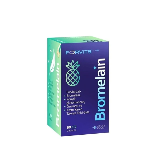 Forvits Lab Bromelain 60 Kapsül ürün görseli 1