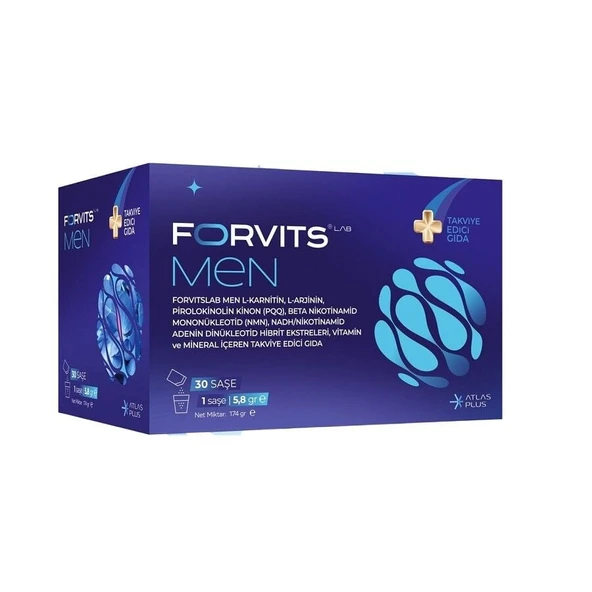 Forvits Lab Men 30 Saşe ürün görseli 1
