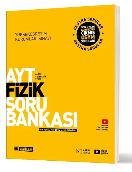 Hız 2025 Ayt Fizik Soru Bankası ürün görseli 1