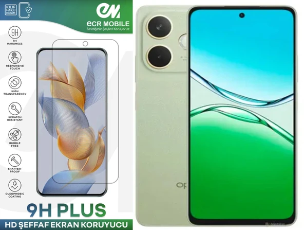 Oppo A5 Pro ile Uyumlu HD Şeffaf 9H Nano Ekran Koruyucu ürün görseli 1