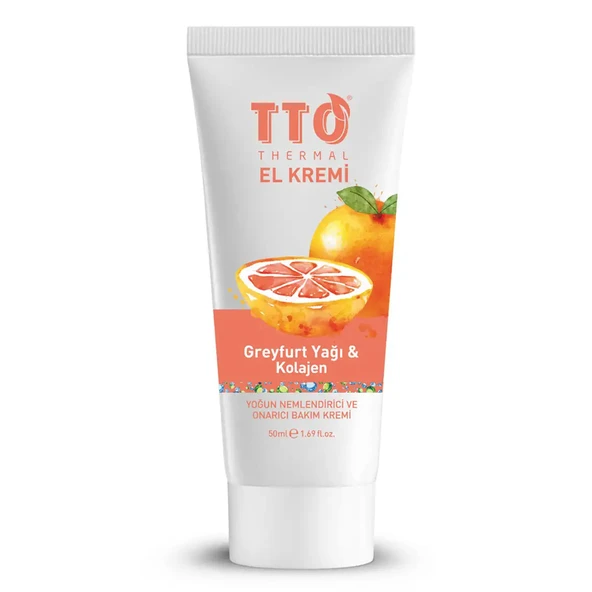 TTO El Kremi Greyfurt Yağı ve Kolajen El Kremi 50 ml ürün görseli 1