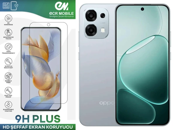 Oppo A6 Pro ile Uyumlu HD Şeffaf 9H Nano Ekran Koruyucu ürün görseli 1