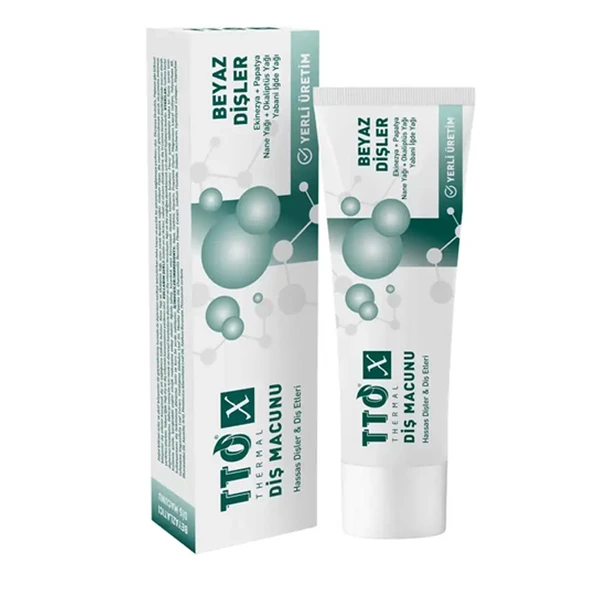 TTO X Beyazlatıcı Diş Macunu – Doğal Bitkisel Formül 75 ml ürün görseli 1