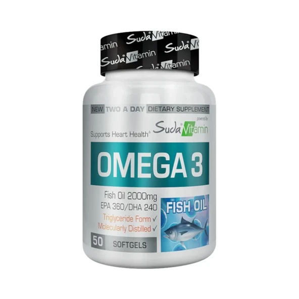 Suda Vitamin Omega 3 Takviye Edici Gıda 50 Yumuşak Jel Kapsül ürün görseli 1