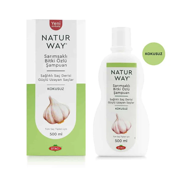 Otacı Naturway Sarımsaklı Bitki Özlü Şampuan 500 ml ürün görseli 1