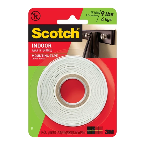 3M Scotch Çift Taraflı Rulo Asma Bandı 127mmx190cm ürün görseli 1