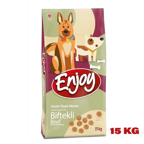 Enjoy Biftekli Yetişkin Köpek Maması 15 Kg ürün görseli 1