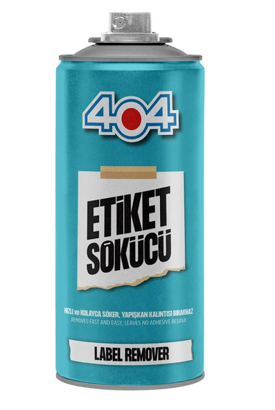 404 Yapışkan Temizleyici Etiket Sticker Sökücü Sprey 200 ML ürün görseli 1