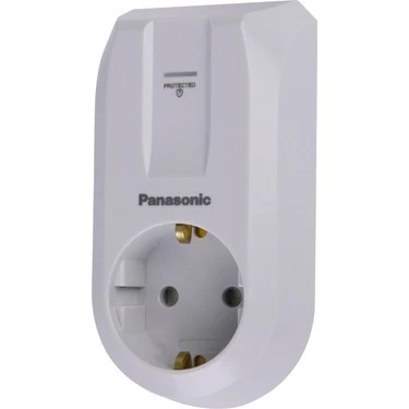 Panasonic Tekli Akım Korumalı 1080JUL Emniyet Kepenkli Çocuk Korumalı Priz ürün görseli 1