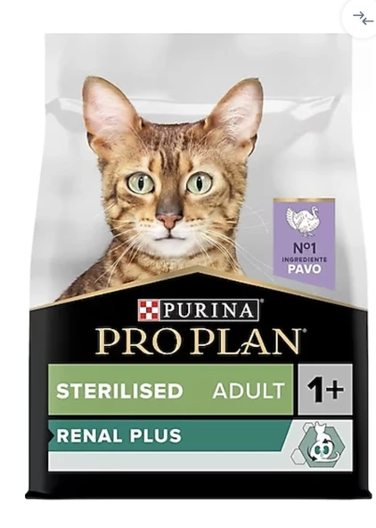 Pro Plan Sterilised Hindili ve Tavuklu Kısırlaştırılmış 3 kg Yetişkin Kedi Maması ürün görseli 1