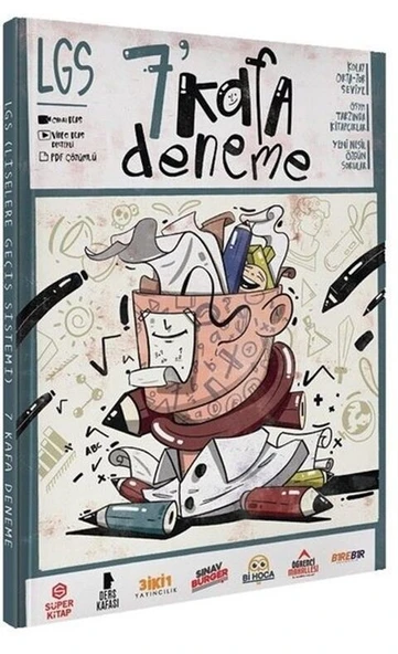 8. Sınıf LGS 7 Kafa Deneme Süper Kitap Yayınları ürün görseli 1