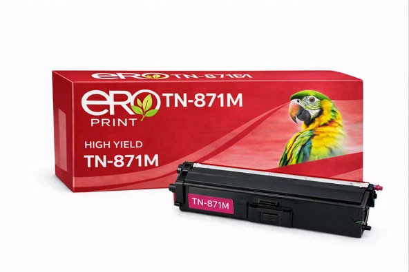 TN-871M / Brother MFC-L9630CDN Çipli Kırmızı Muadil Toner ürün görseli 1