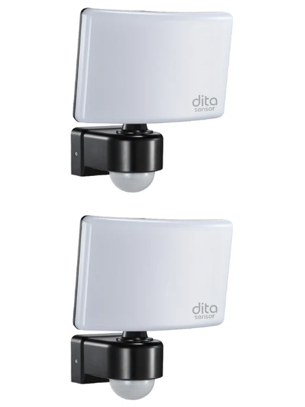 (2 Adet) Dita PR130NW 30W 4000K (Günışığı) 2200 Lümen Sensörlü Led Projektör ürün görseli 1