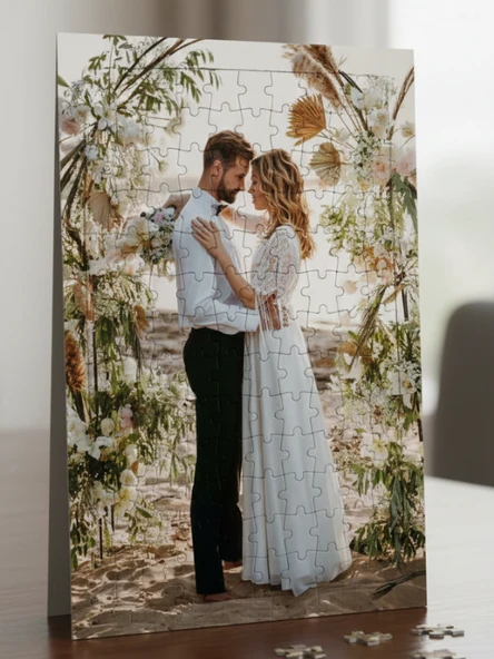 Kişiye Özel A4 Puzzle 99 Parça Fotoğraflı Özel Tasarım Hediye ürün görseli 1