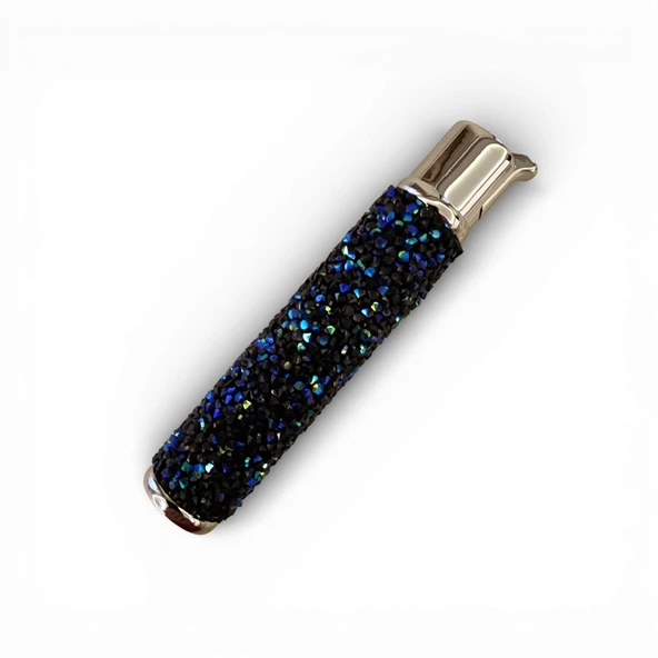 Swarovski Taşlı Çakmak Lacivert - Resim 3