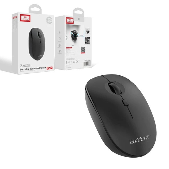 Earldom KM7 Sessiz Kablosuz Mouse 2.4Ghz 1600 Dpi ürün görseli 1