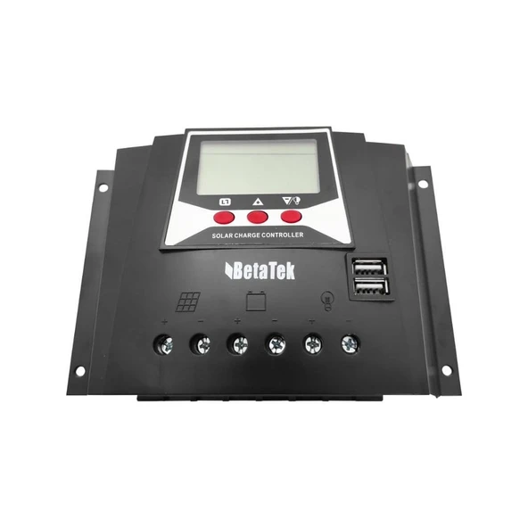 BETATEK 80 AMPER PWM SOLAR ŞARJ KONTROL CİHAZI  - 12 / 24 / 48 VOLT AKÜ ŞARJ REGÜLATÖRÜ - KESİCİ ürün görseli 1