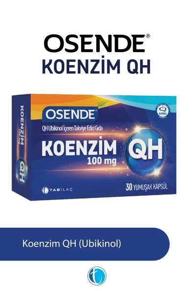 OSENDE QH UBIKINOL ICEREN 100 MG 30 KAPSUL ürün görseli 1