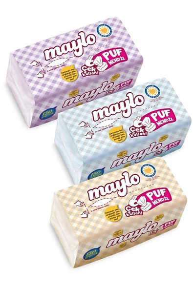 Puf Mendil 150 X 3 Paket ürün görseli 1