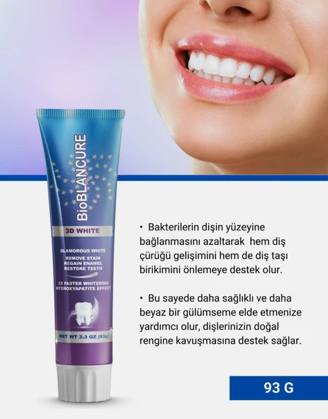 Bioblancure 3D White Diş Macunu - Resim 2
