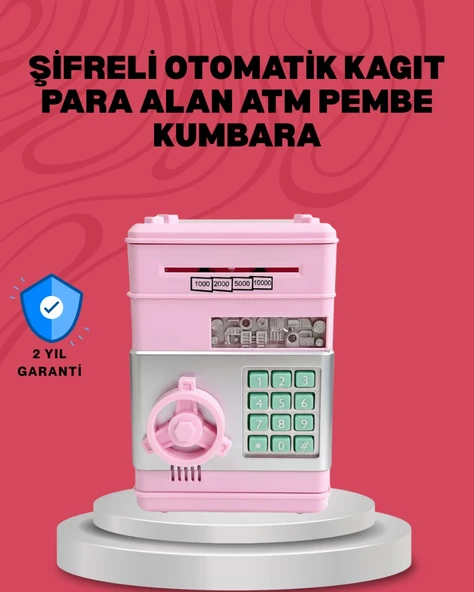 Elektronik Şifreli Otomatik Para Yutan Çocuk Kumbarası ürün görseli 1
