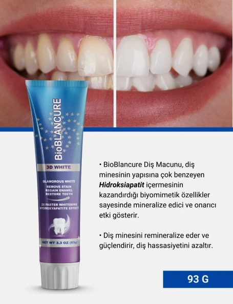 Bioblancure 3D White Diş Macunu - Resim 3