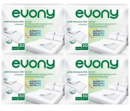 EVONY YATAK KORUYUCU ÖRTÜ 120 ADET ürün görseli 1