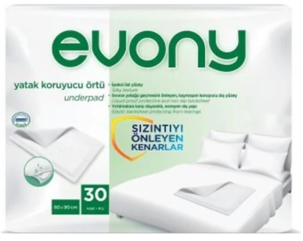 Evony 60X90 Yatak Koruyucu Örtü 30 Adet ürün görseli 1