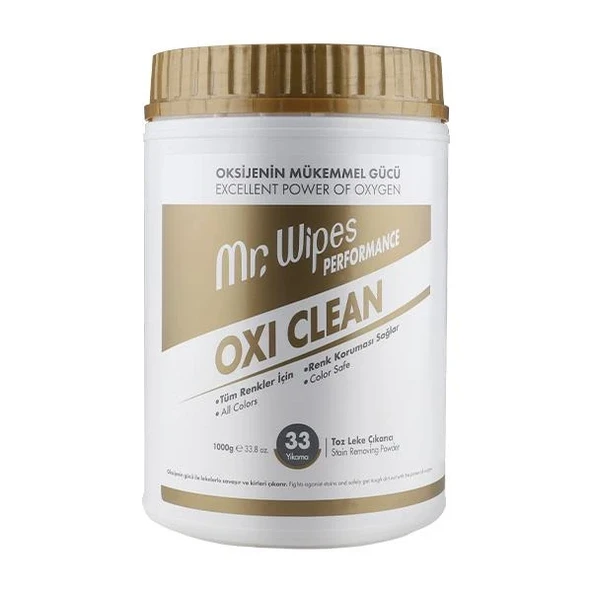 Mr. Wipes Performans Oxi Clean Leke Çıkarıcı 1000 gr ürün görseli 1