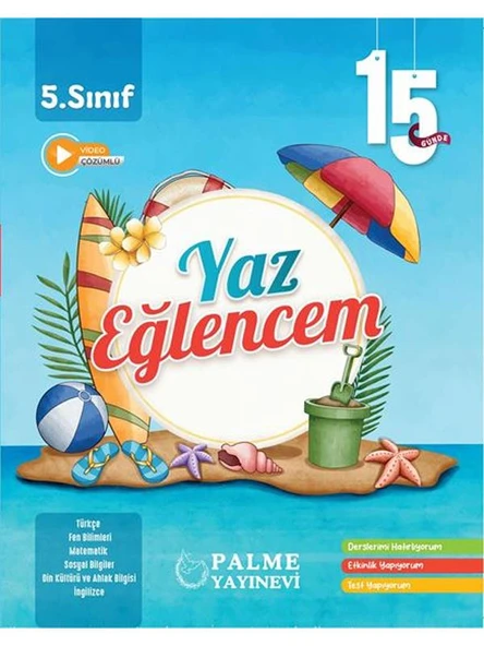 PALME 5.SINIF 15 GÜNDE YAZ EĞLENCEM *YENİ* ürün görseli 1