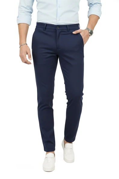 DeepSEA Erkek Modern Fit Likralı Kumaş Pantolon Günlük & Ofis Kullanımı 2602020 ürün görseli 1