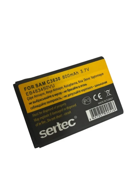 Samsung C3630 uyumlu Batarya ürün görseli 1