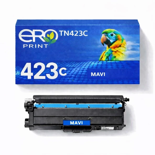Brother TN-423C Mavi Muadil Toner ürün görseli 1