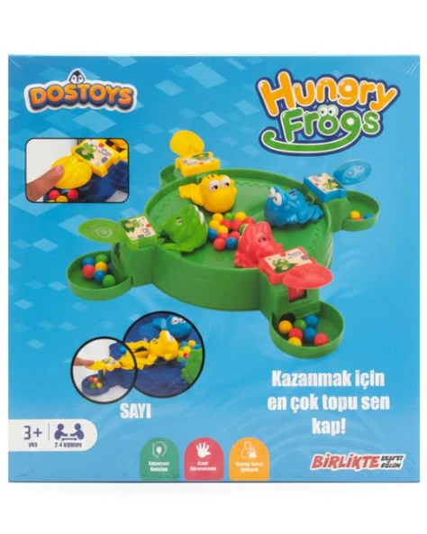 Dostoys Hungry Frogs Kutu Oyunu ürün görseli 1