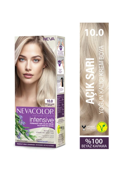 Neva Color Intensive Set Saç Boyası 10.01 Açık Sarı ürün görseli 1