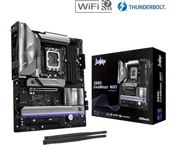 ASROCK ANAKART-90-MXBPE0-A0UAYZ-Z890 LIVEMIXER ürün görseli 1