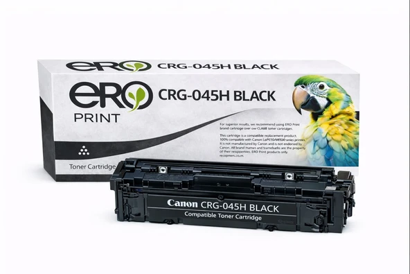 045HBK / Canon i-SENSYS MF-632Cdw Çipli Siyah Muadil Toner ürün görseli 1
